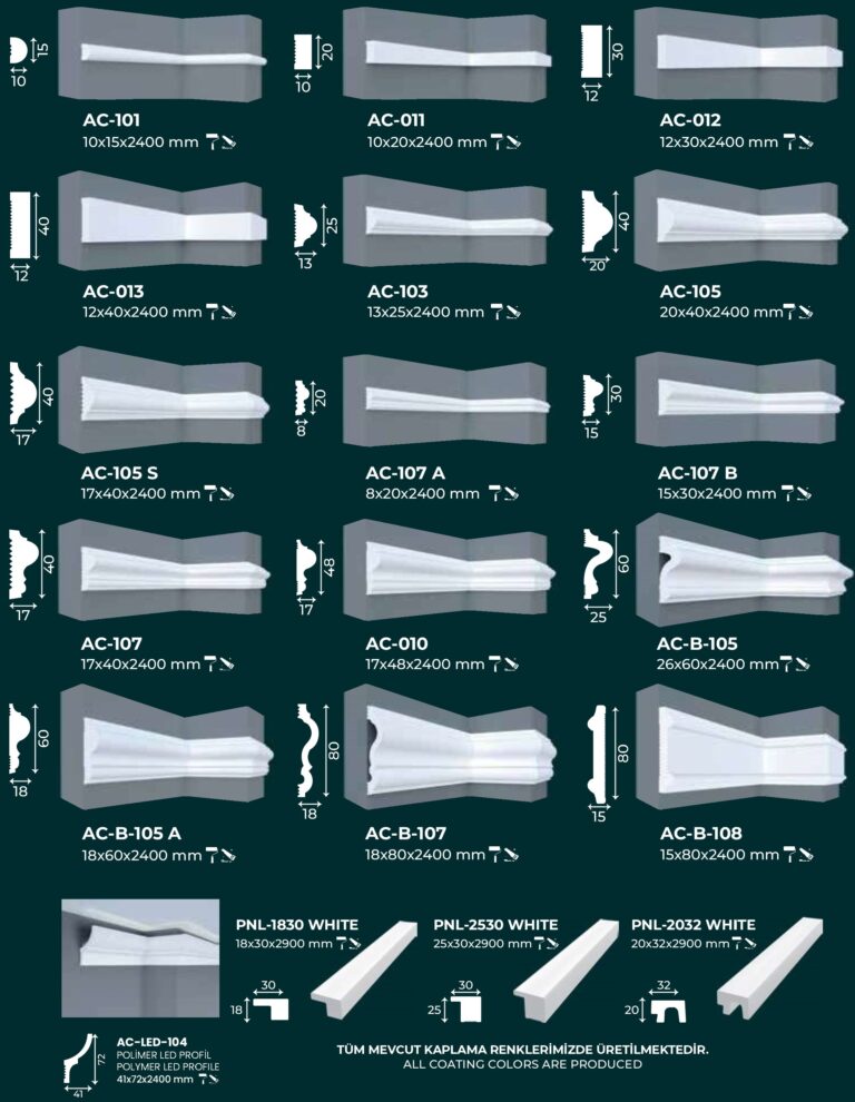 Polimer Çıtalar ve Bordürler